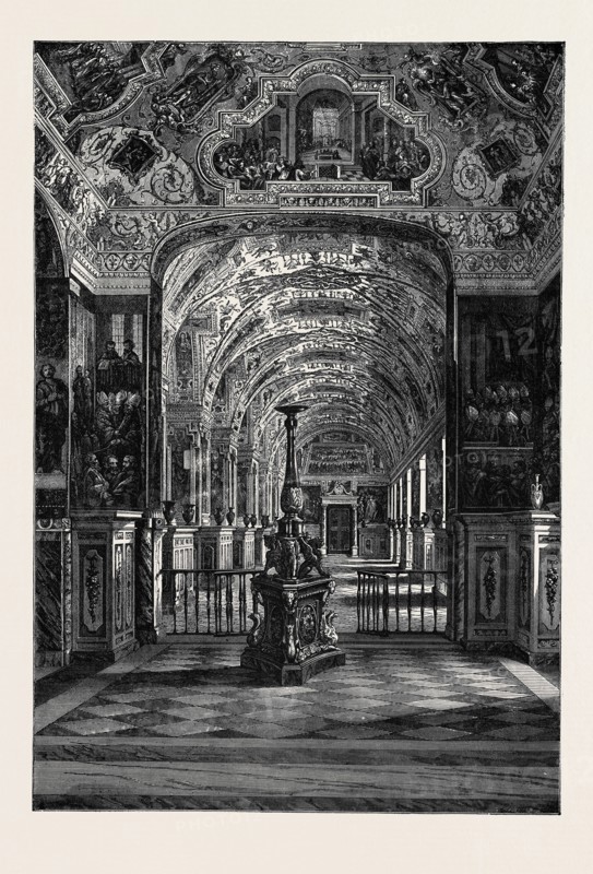 ROME: THE GRAND GALLERY OF THE VATICAN LIBRARY