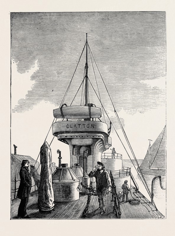 THE NAVY, H.M.S. "GLATTON": THE MIDDLE DECK