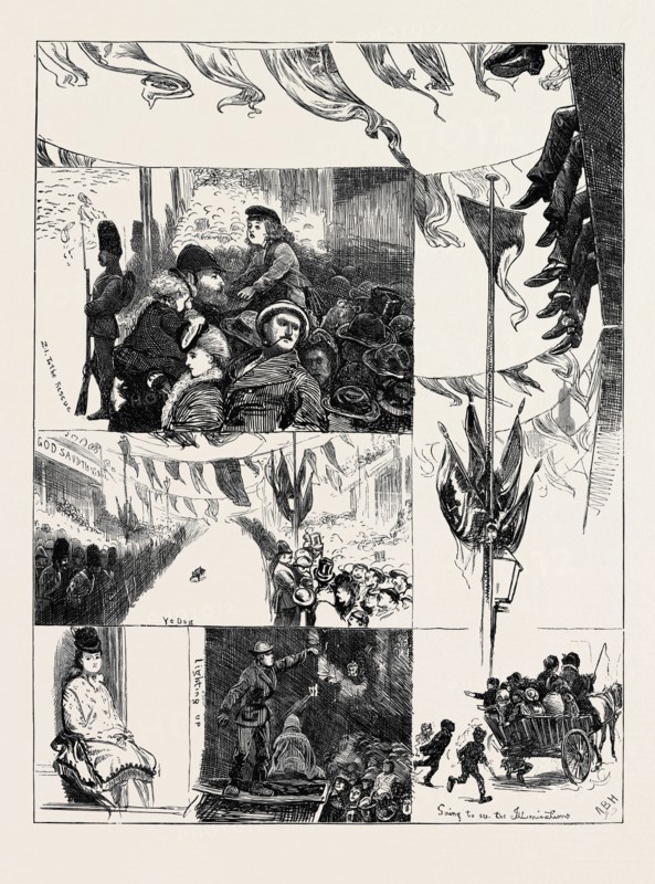 SKETCHES ON THANKSGIVING DAY, LONDON