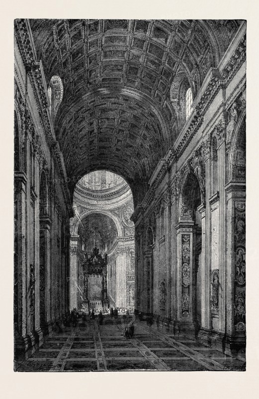 ROME: THE NAVE OF ST. PETER'S