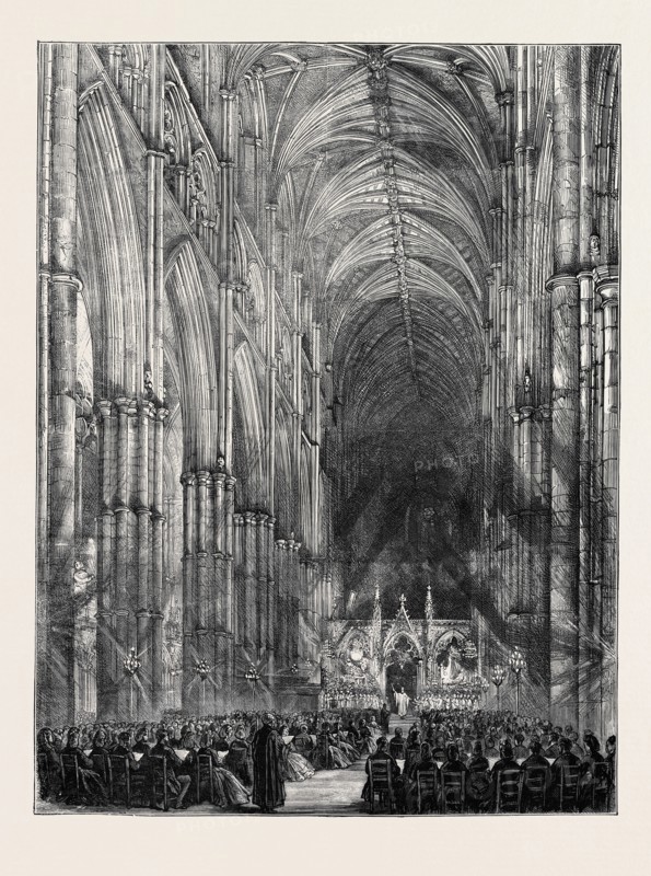 THE PASSION-MUSIC SERVICE AT WESTMINSTER ABBEY, LONDON