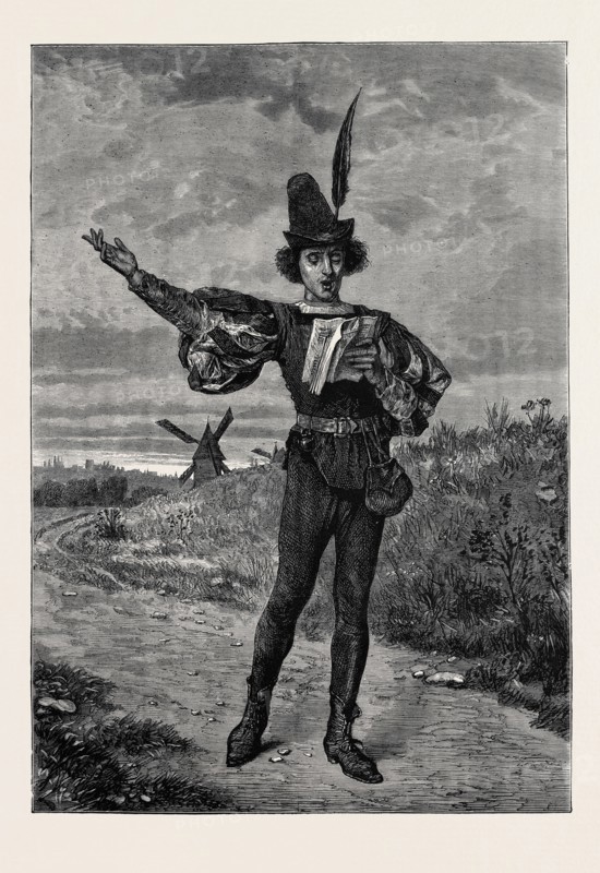 STUDYING HIS PART, FROM THE PICTURE BY FIRMIN-GIRARD