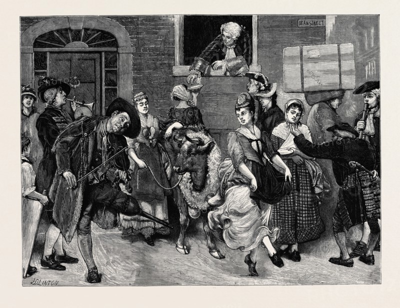 THE MILKMAIDS' MAY DAY IN THE OLDEN TIME