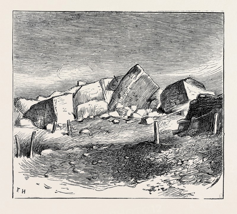 EXPERIMENTS WITH GUN-COTTON NEAR HASTINGS: ONE MINUTE AFTER THE EXPLOSION