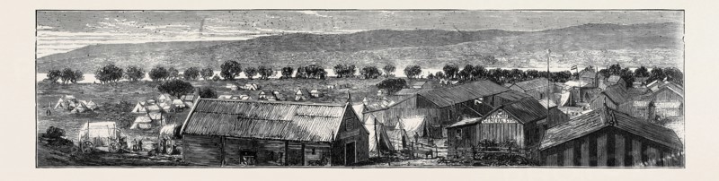 PANORAMA OF THE DIAMOND FIELDS, VAAL RIVER, SOUTH AFRICA