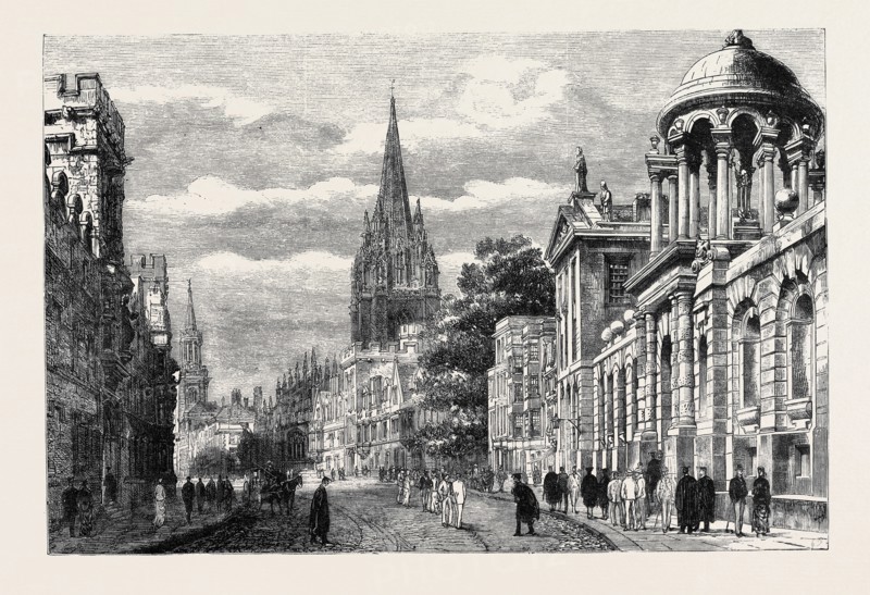 OXFORD: "THE HIGH"; HIGH STREET