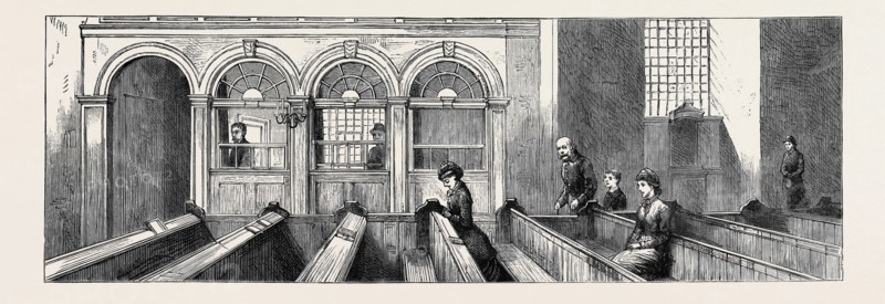 PRINCE LEOPOLD AT THE HOME OF HIS AFFIANCED BRIDE, AROLSEN: THE ROYAL PEW IN AROLSEN CHURCH