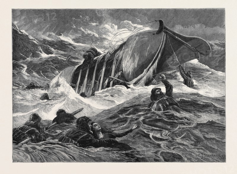 "THE OVERTURNED LIFE-BOAT"