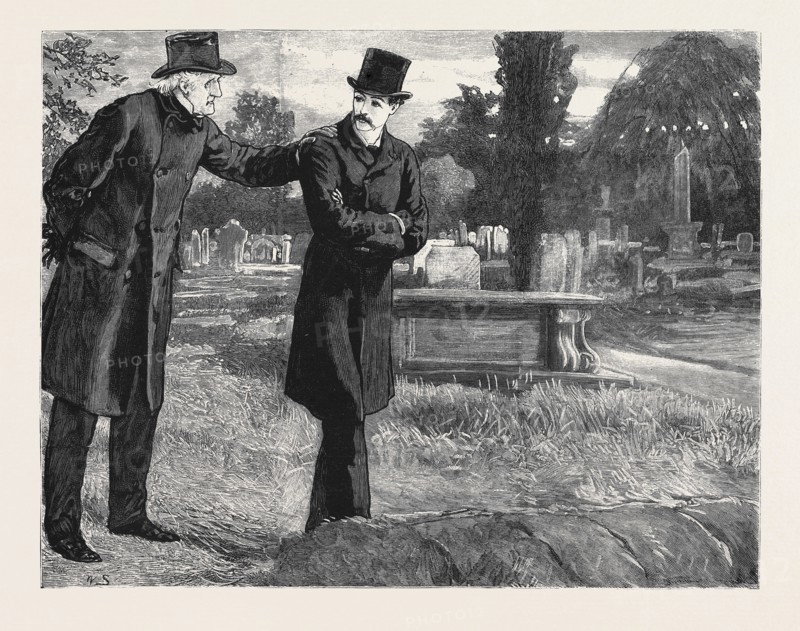 MARION FAY: A NOVEL, BY ANTHONY TROLLOPE, "As he stood by the grave side, one came softly stealing up to him, and laid a hand upon his shoulder."