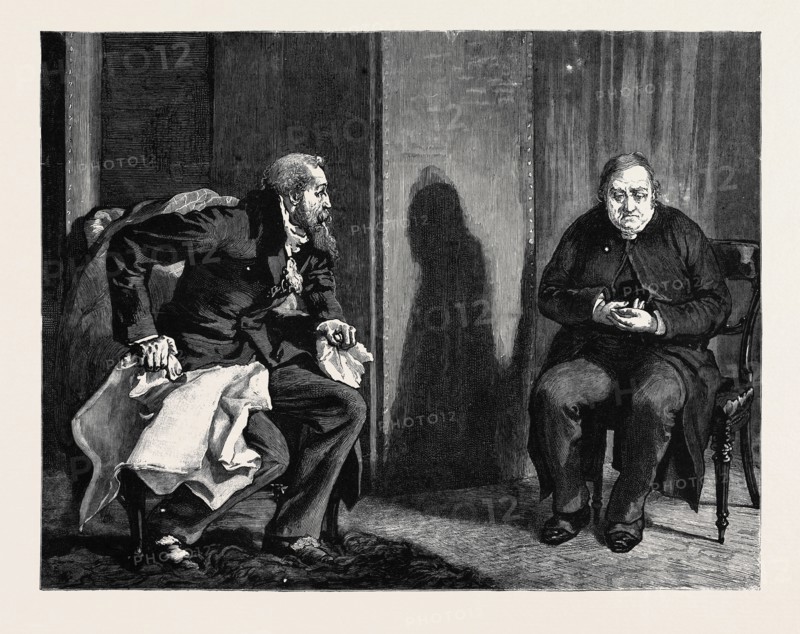 MARION FAY: A NOVEL, BY ANTHONY TROLLOPE, "Mr. Greenwood was seated on the edge of his chair rubbing his two hands together."