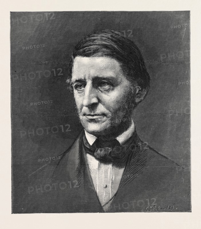 RALPH WALDO EMERSON, BORN MAY 25, 1803; DIED APRIL 27, 1882