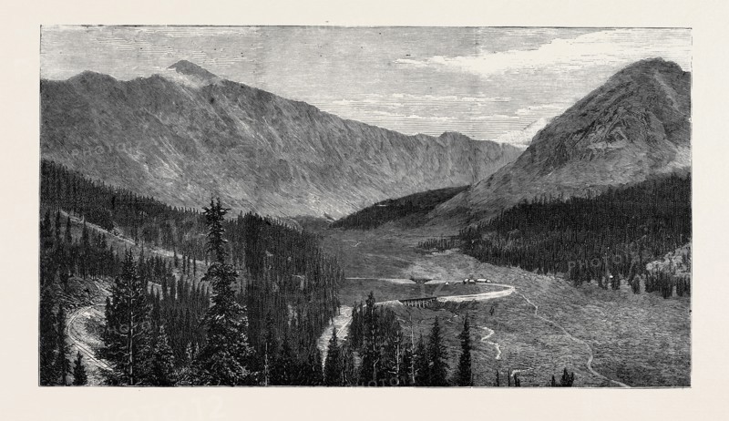 THE DENVER AND RIO GRANDE RAILWAY, NEW MEXICO, THE FREMONT PASS, HEADWATER OF THE ARKANSAS