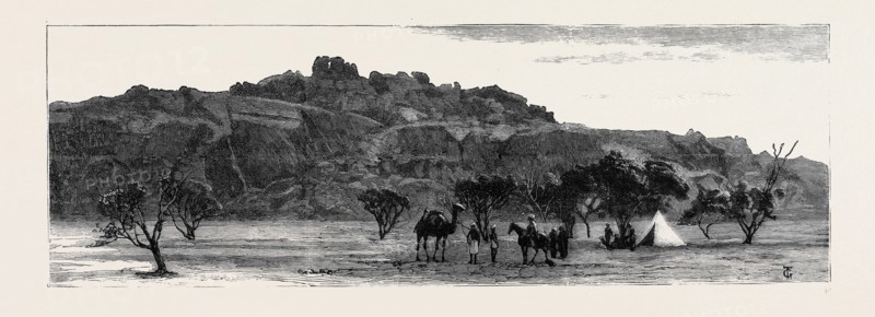 THE GIANT VELLAR ROCK, BELLARY, MADRAS