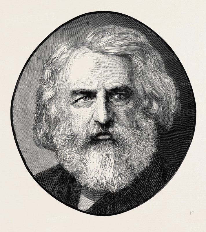 HENRY WADSWORTH LONGFELLOW, BORN FEBRUARY 27, 1807; DIED MARCH 24, 1882