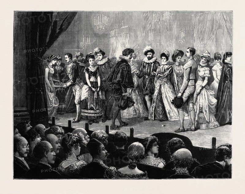AMATEUR PERFORMANCE OF "ONE HOUR" AT THE BRITISH EMBASSY, CONSTANTINOPLE, "THE NURSERY RHYME QUADRILLE"