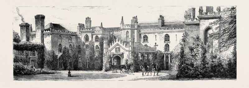 THE EMPRESS OF AUSTRIA AT COMBERMERE, CHESHIRE: COMBERMERE ABBEY