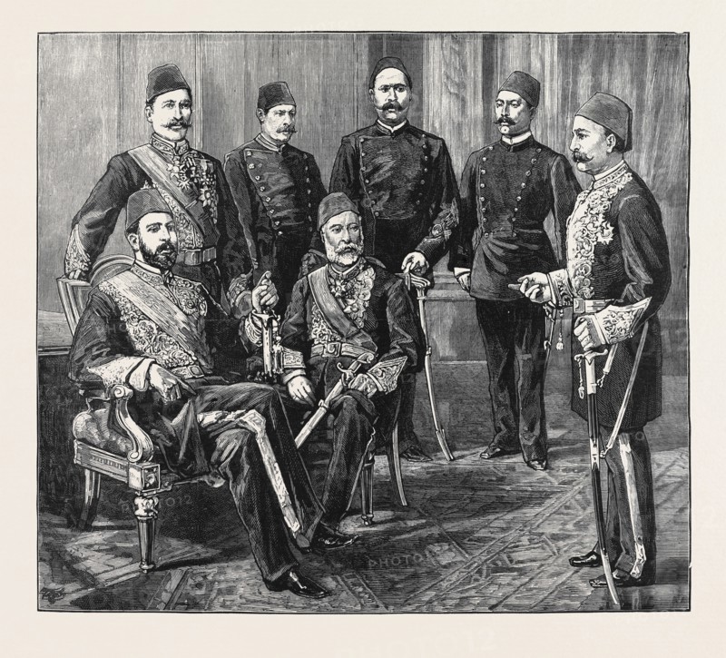 THE CRISIS IN EGYPT: THE KHEDIVE AND SOME LEADERS OF THE NATIONAL PARTY