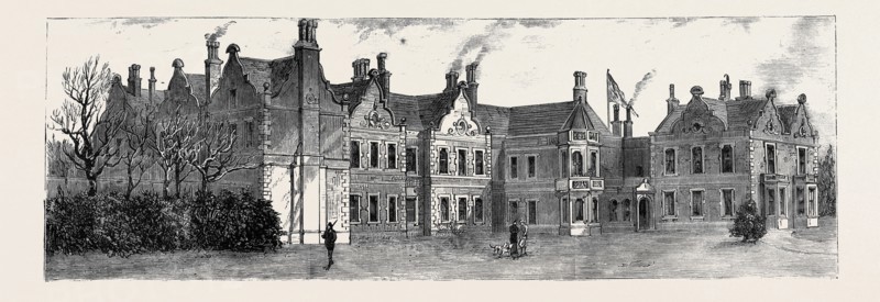 THE VISIT OF THE PRINCE OF WALES TO BRADGATE PARK, LEICESTERSHIRE: BRADGATE, SEAT OF THE RIGHT HON. THE EARL OF STAMFORD AND WARRINGTON