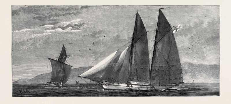 THE EAST AFRICAN SLAVE TRADE, BRITISH SLAVE CRUISING YACHTS ORDERED ON SPECIAL SERVICE TO THE COAST OF ZANZIBAR