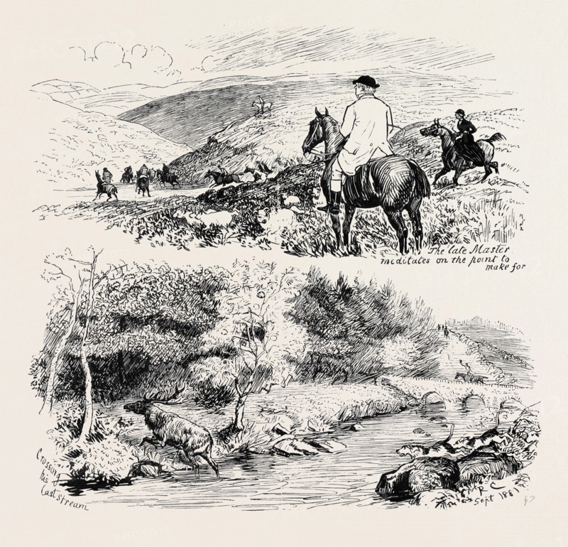A DEER HUNT ON EXMOOR