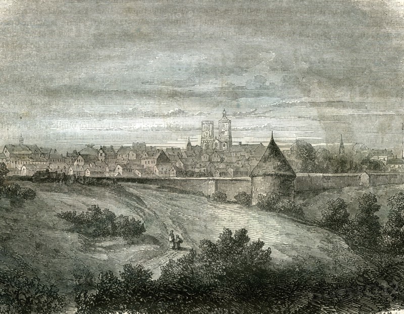 Langres, Haute-Marne, France, 1847