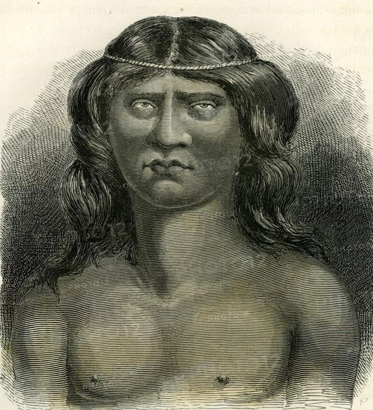 Pano Indian, 1869, Peru