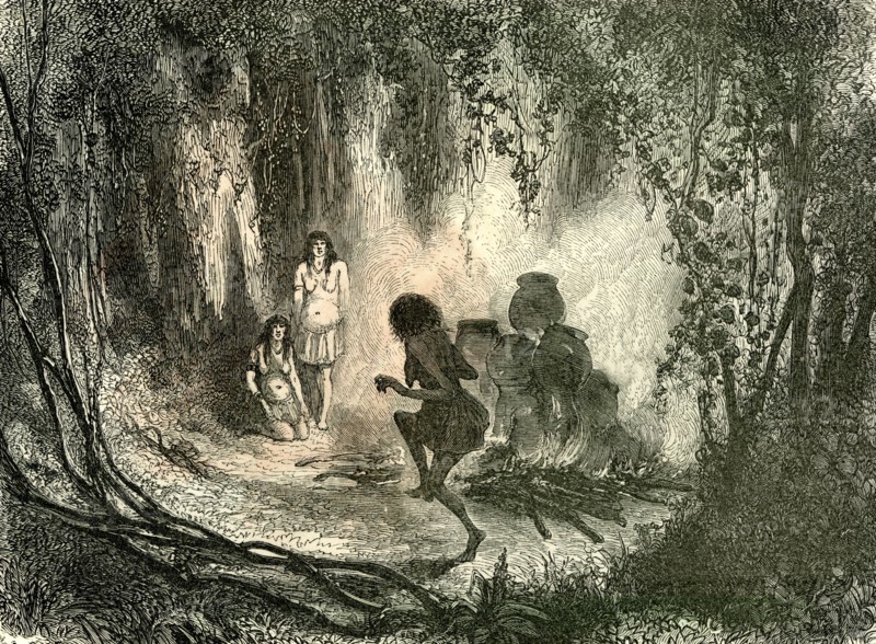 Conibo, ceramics, 1869, Peru