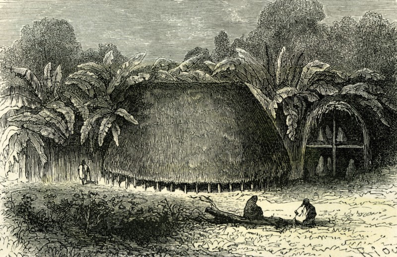 Conibos House, 1869, Peru