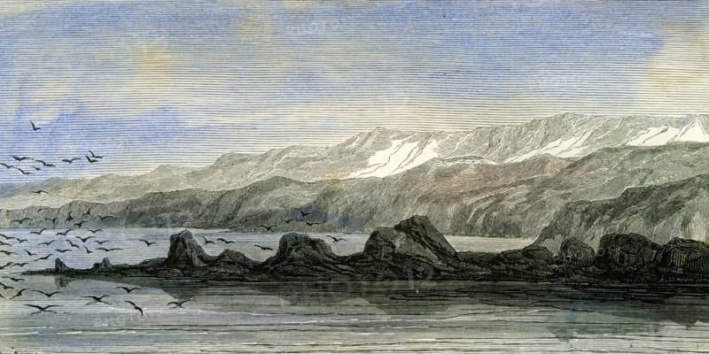 Point Islay, 1869, Peru