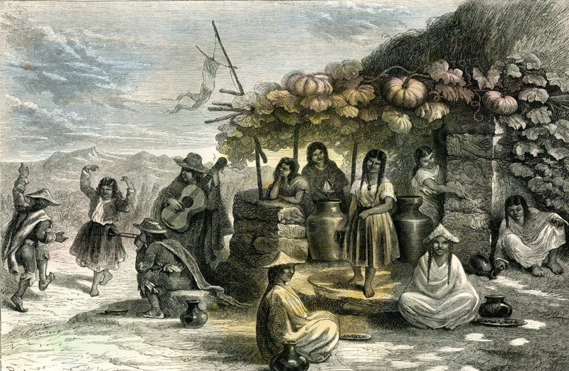 De Sachaca a Yanahuara, Cabaret, 1869, Peru