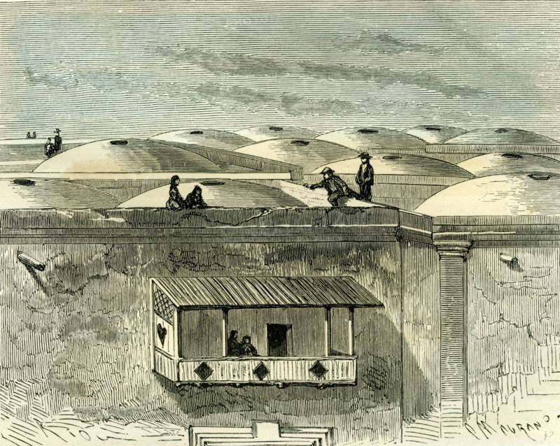 Arequipa, Roofes, 1869, Peru