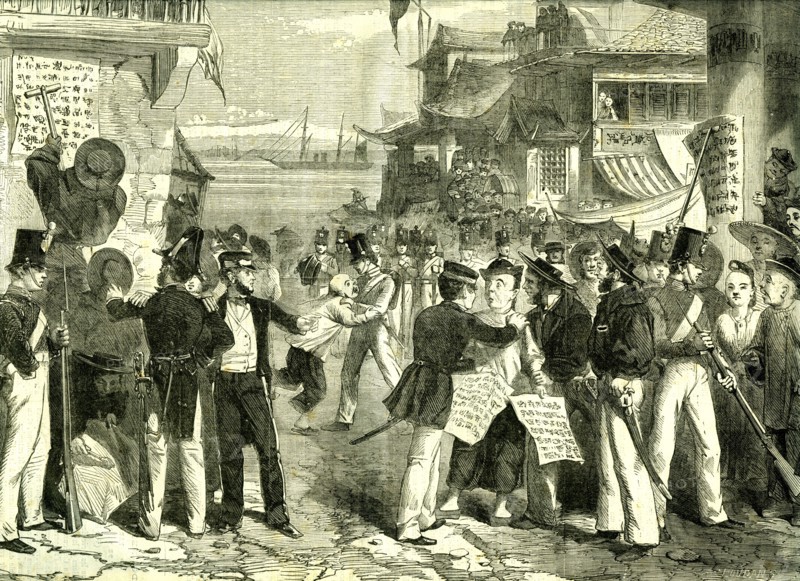 Shanghai, China, 1865, Proclamation of French and English chefs