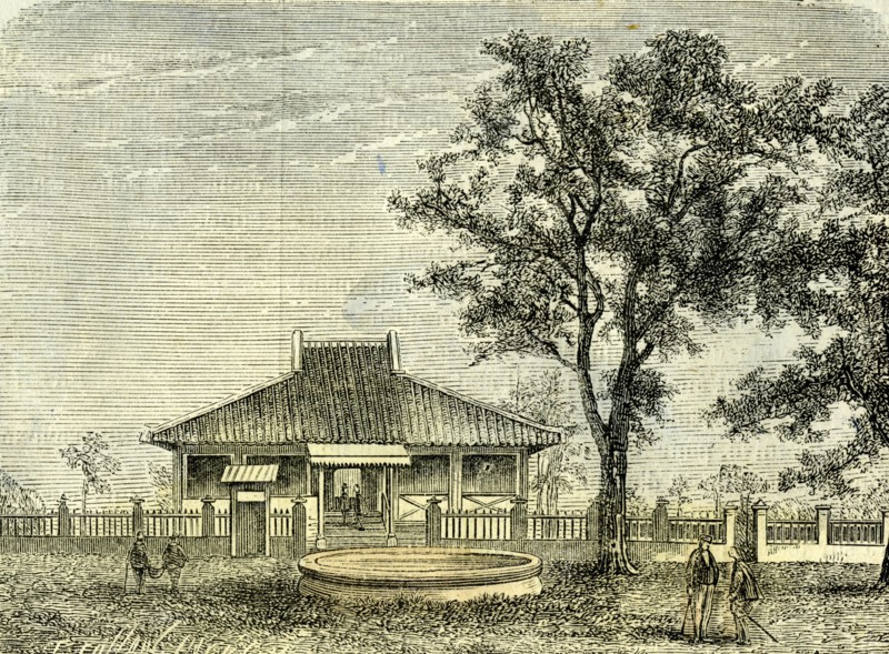 Three kilometers from Saigon, Vietnam, 19th century, the Chinese town