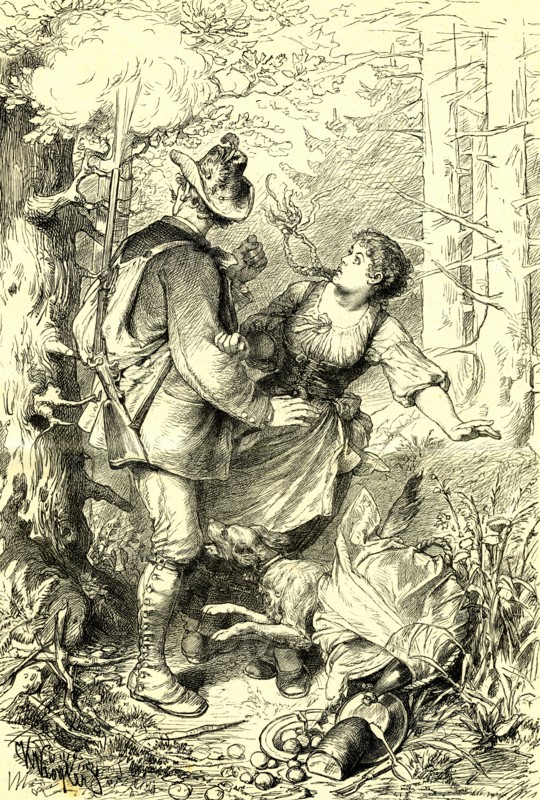 Hunting, Austria, 1891
