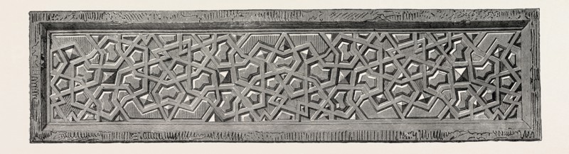 Ornament. Egypt, engraving 1879