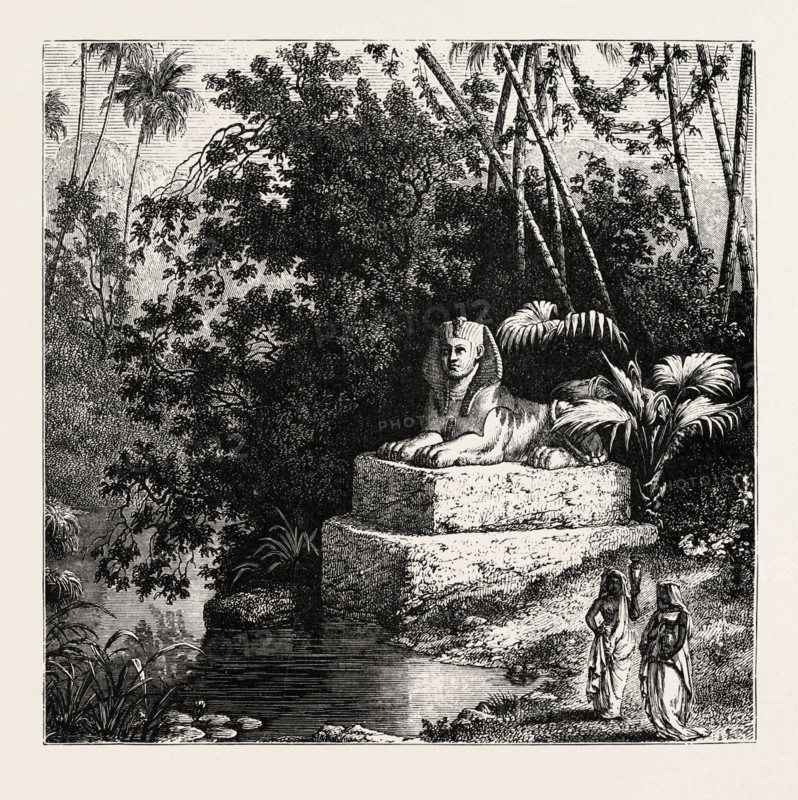 Egypt, engraving 1879