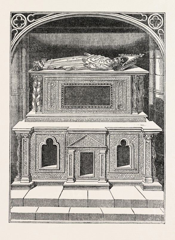 TOMB OF HENRY III, IN WESTMINSTER ABBEY, LONDON, UK