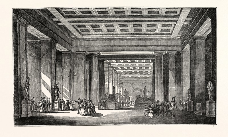 THE BRITISH MUSEUM, THE EGYPTIAN SALOON, LONDON, UK, britain, british, europe, united kingdom, great britain, european