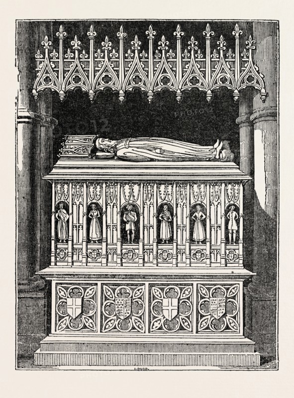 TOMB OF EDWARD II IN GLOUCESTER CATHEDRAL, UK, britain, british, europe, united kingdom, great britain, european