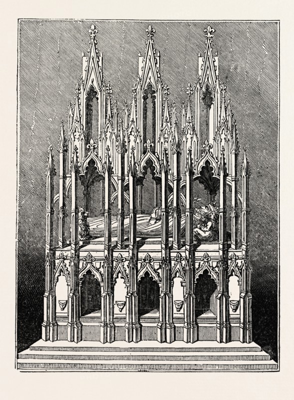 TOMB OF EDWARD II  IN GLOUCESTER CATHEDRAL, UK, britain, british, europe, united kingdom, great britain, european