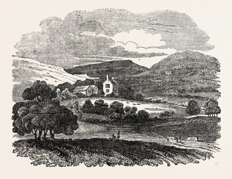 THE RESIDENCE OF MRS. HEMANS, AT RHYLLON, NORTH WALES, UK, britain, british, europe, united kingdom, great britain, european