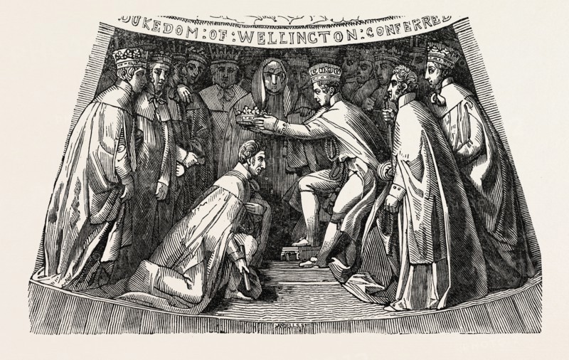 THE TENTH COMPARTMENT OF THE WELLINGTON SHIELD.