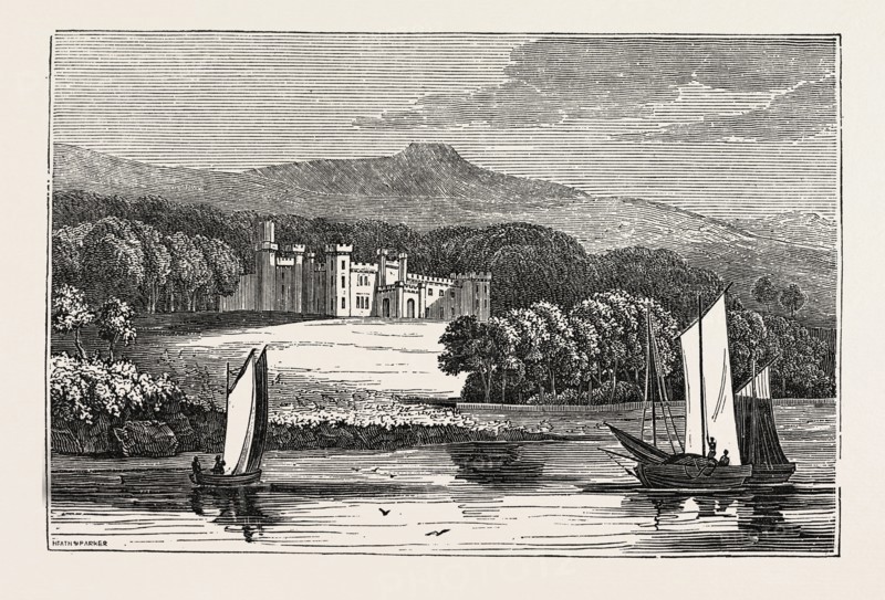 VIEW OF THE CASTLE OF ARMADALE, ISLE OF SKYE.