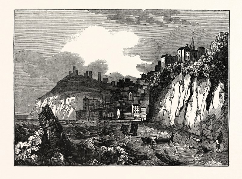 VIEW OF TENBY, PEMBROKESHIRE, SOUTH WALES