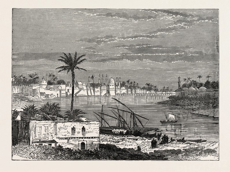 VIEW OF BAGHDAD. Capital of the Republic of Iraq