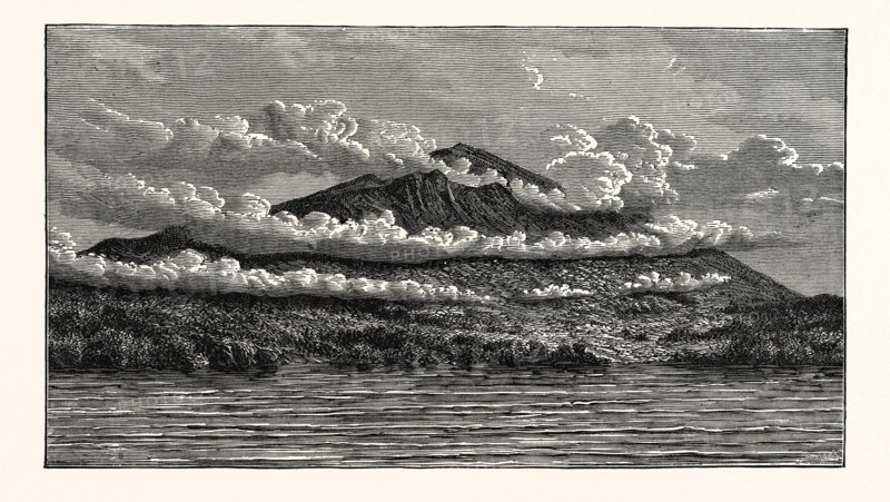 THE PEAK OF FERNANDO PO. Fernando Po (island) in Equatorial Guinea, now called Bioko