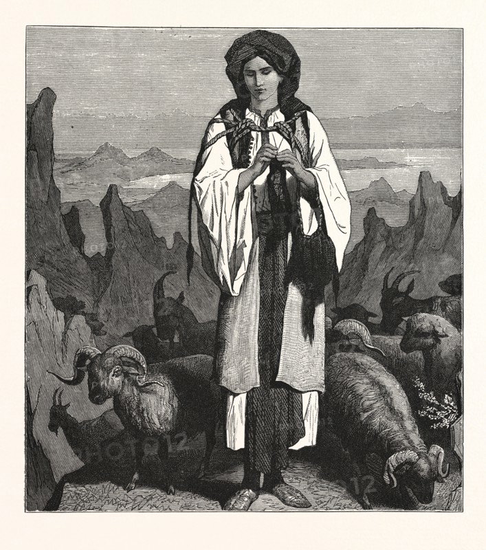 ALBANIAN SHEPHERDESS, Albania