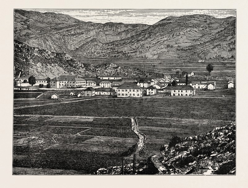 VIEW OF CETINJE, MONTENEGRO