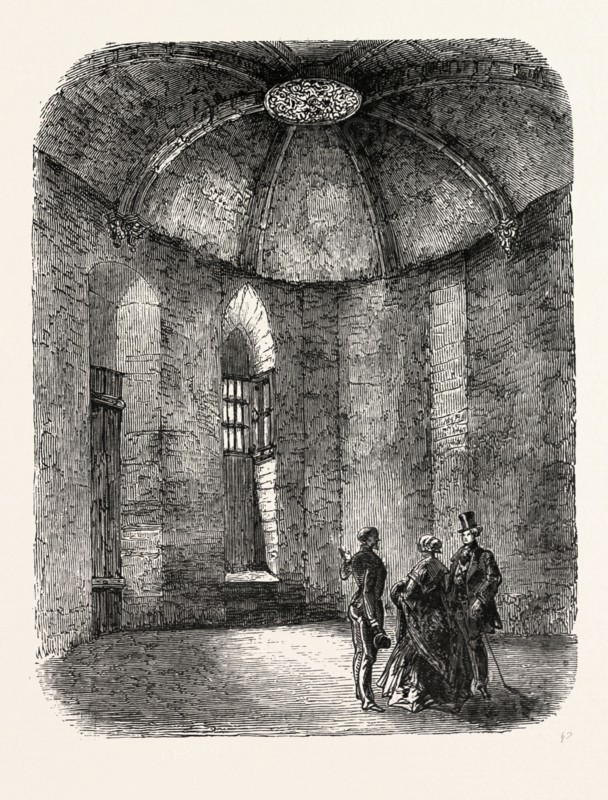 Vincennes, cell Polignac. engraving 1855