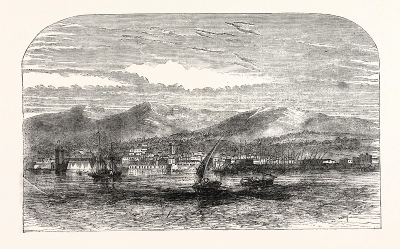 THE PORT OF LEGHORN. Livorno, an Italian port city, traditionally known English as Leghorn. Italy